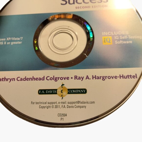Med Surg Success Davis Q and A Student IQ Testing 2011 Hargrove Colgrove CD - Picture 4 of 5